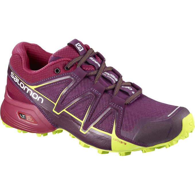 SALOMON SPEEDCROSS VARIO 2 W Philippines - Women's Trail Running Shoes - Burgundy | 241396-BWJ